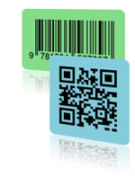 1D- 2D- QR- Bar-Code Etiketten Aufkleber drucken lassen