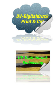 Aufkleber UV-Digitaldruck drucken