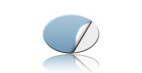 Offset-Aufkleber Oval 98 x 68 mm