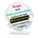 Siegelaufkleber drucken