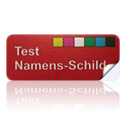 Textilaufkleber Namensschilder drucken