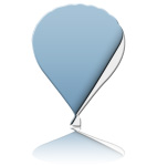 Aufkleber Heiluftballon