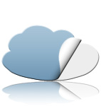 Aufkleber Wolke