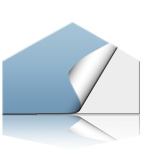 Aufkleber Haus
