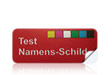Textilaufkleber Namensschilder drucken