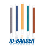 Eintrittskontrollarmbänder mit Ihrem Logo bedruckt, fortlaufend nummeriert, Druck einseitig 1-farbig. Alles auf www.47print.com.