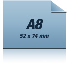 Flyer A8: Der konomische. Klein aber effektiv - hiermit werden Informationen auf den Punkt gebracht.