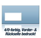 Briefumschlge DIN Lang mit Fenster, Haftkleber: Gedruckt auf Premium-Offsetpapier mit hohem Weigrad und 1,25-fachem Papiervolumen.