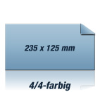 Postkarte XL seidenglanz beidseitig lackiert: Die ideale Postkarte fr Werbesendungen mit der Mglichkeit der Personalisierung, 4/4 farbig (beidseitiger Druck).