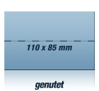 Tischkarte, genutet: 