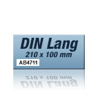 Gutscheine DIN L mit 1x alphanumerische Nummerierung: 