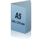 Magazine Druck DIN A5 hoch (148 x 210 mm)