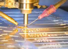 Exklusive Metall-Schilder auch in Sonderanfertigungen