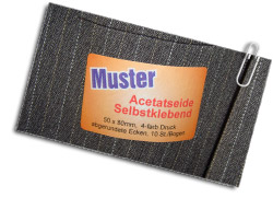 Textilaufkleber Namensschilder Kleidung drucken